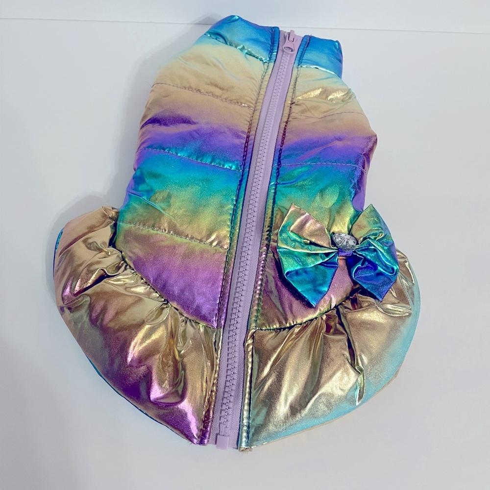 Iridescent pet vest coat - Picture 1 of 3